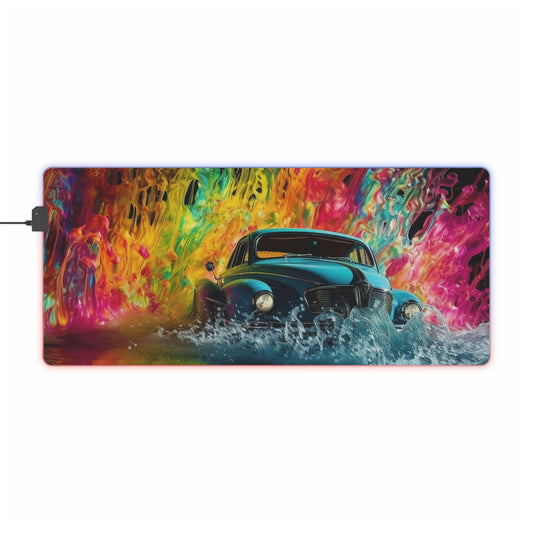 LED Gaming Mouse Pad Hotrod Water 1