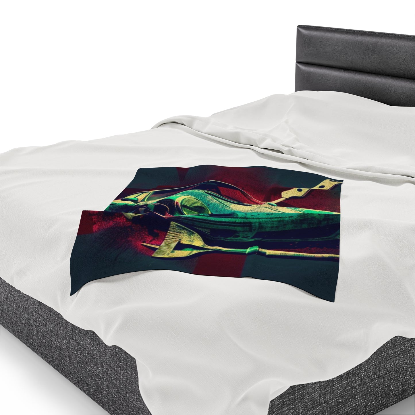 Velveteen Plush Blanket Porsche Abstract 4