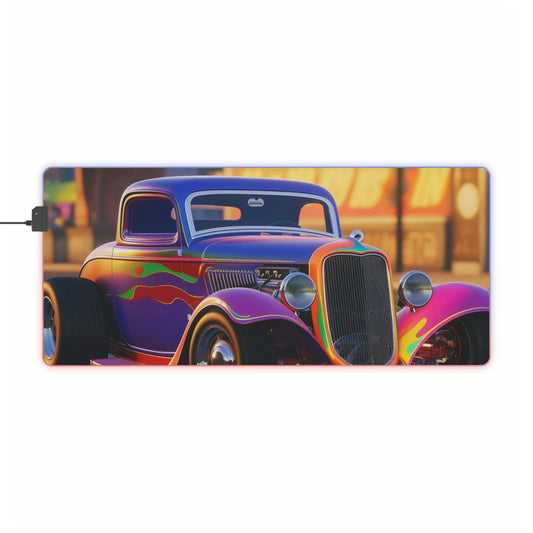 LED Gaming Mouse Pad Hyper Colorful Hotrod 4