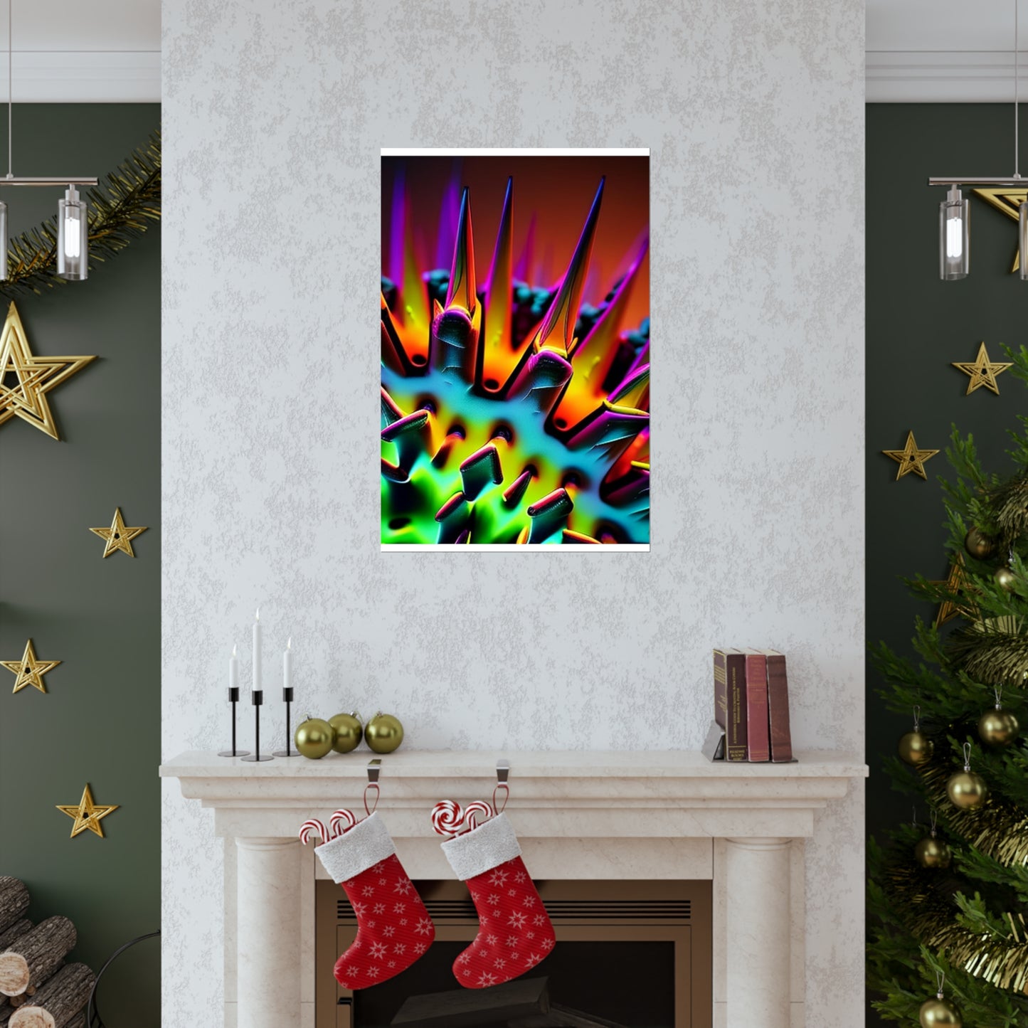 posters  Macro Neon Spike 4