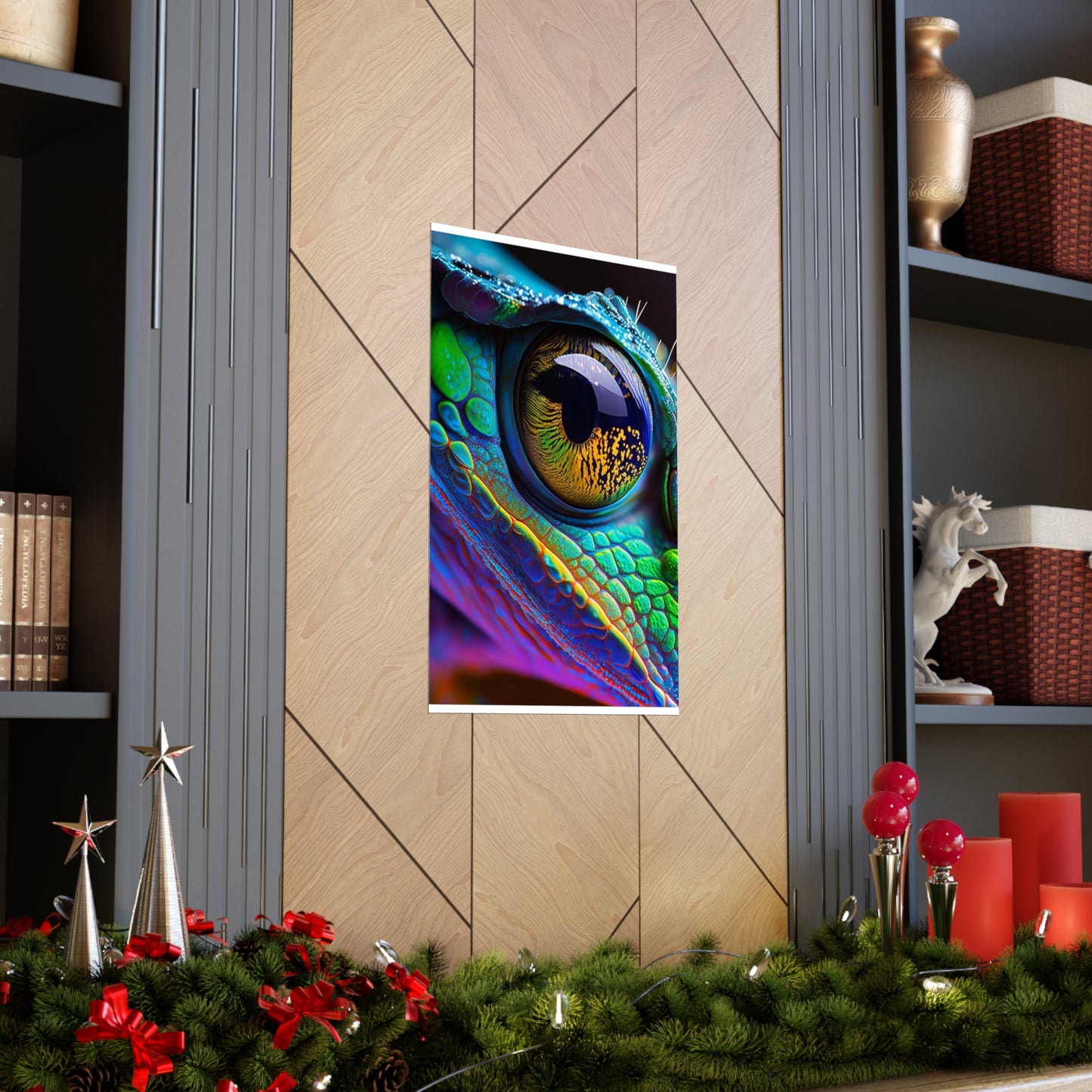 Premium Matte Vertical Posters Macro Eye Photo 4