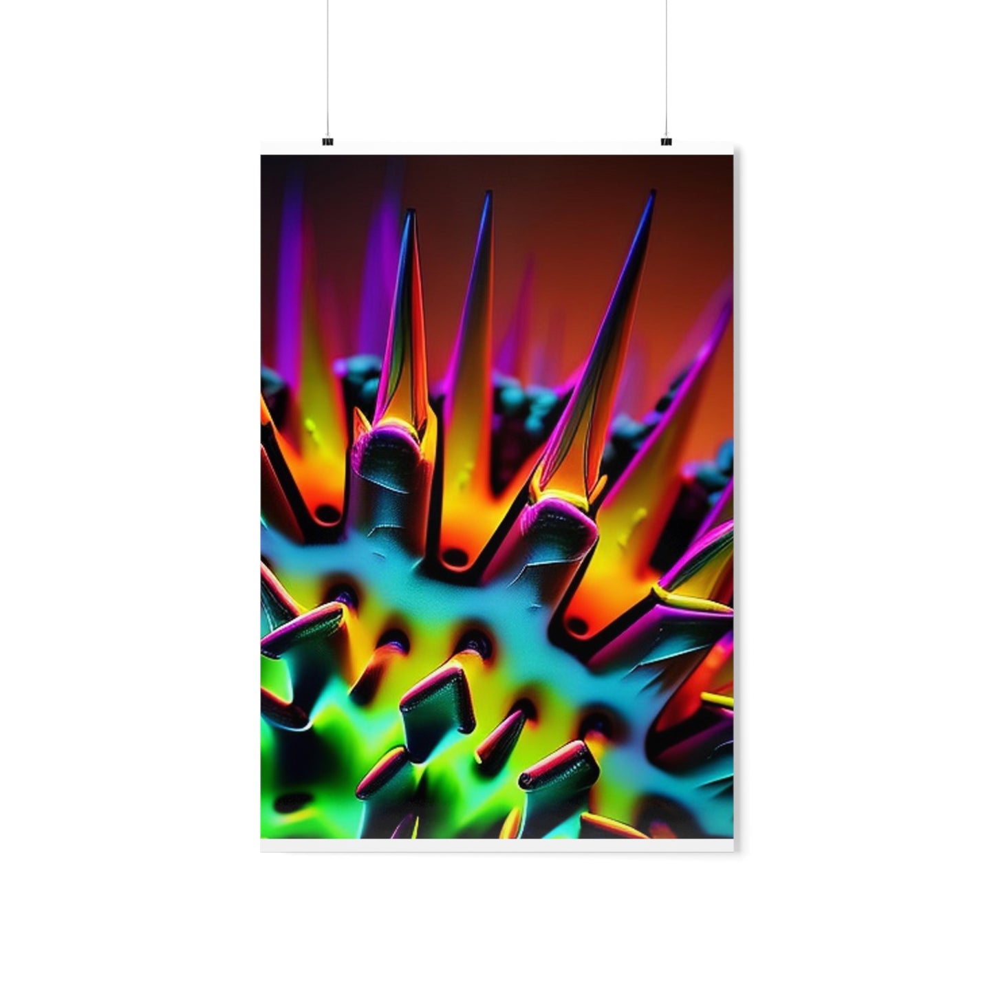 posters  Macro Neon Spike 4