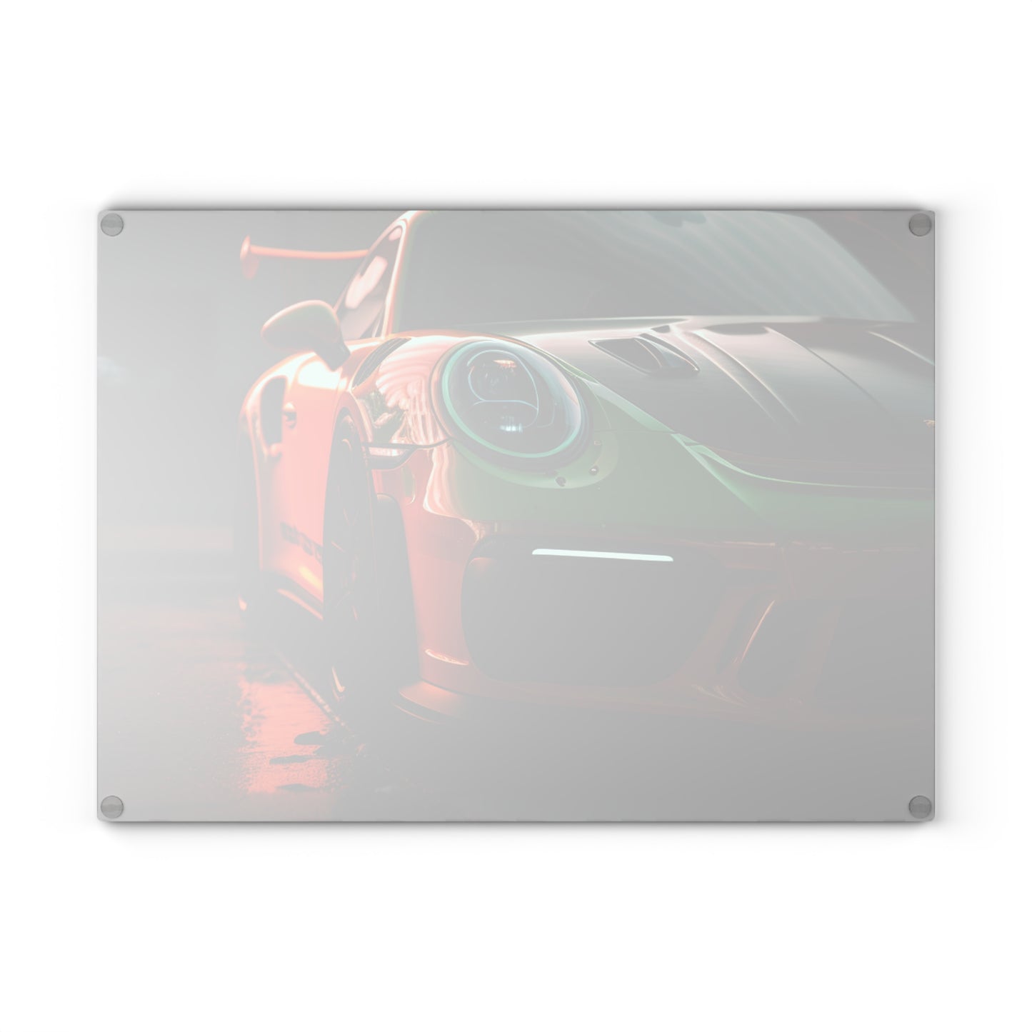 Glass Cutting Board porsche 911 gt3 2