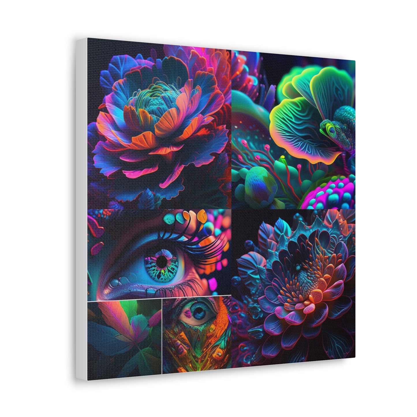 Canvas Gallery Wraps Neon Florescent Glow