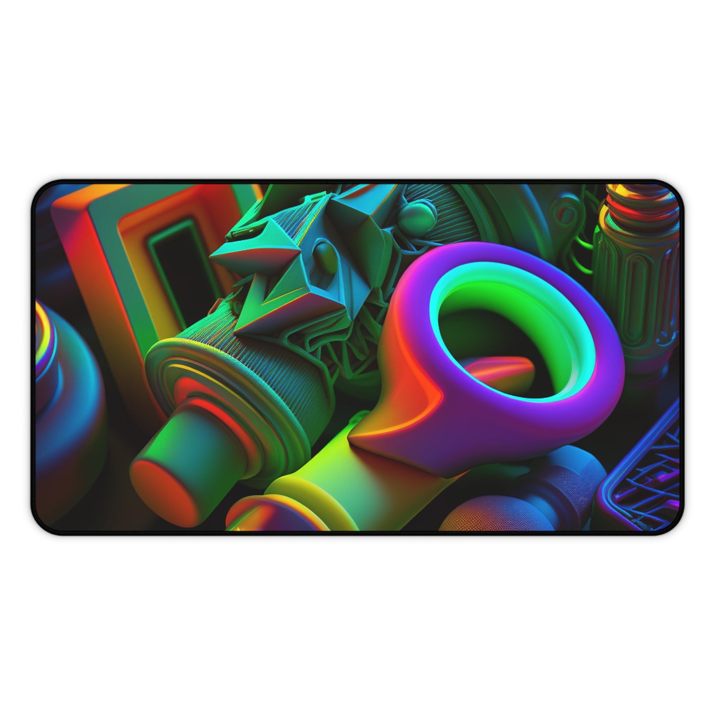 Desk Mat Neon Glow 2