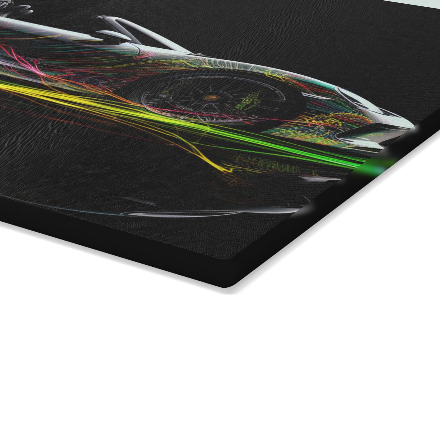 Glass Cutting Board Porsche Line 1