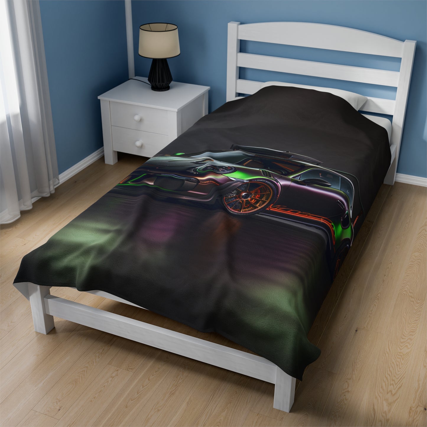 Velveteen Plush Blanket Porsche Color 2