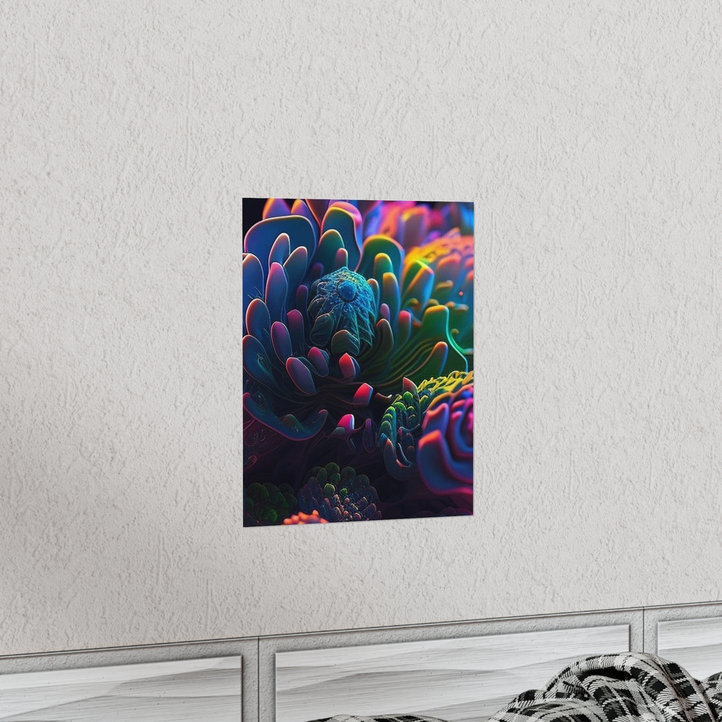 Premium Matte Vertical Posters Ocean Life Macro 4