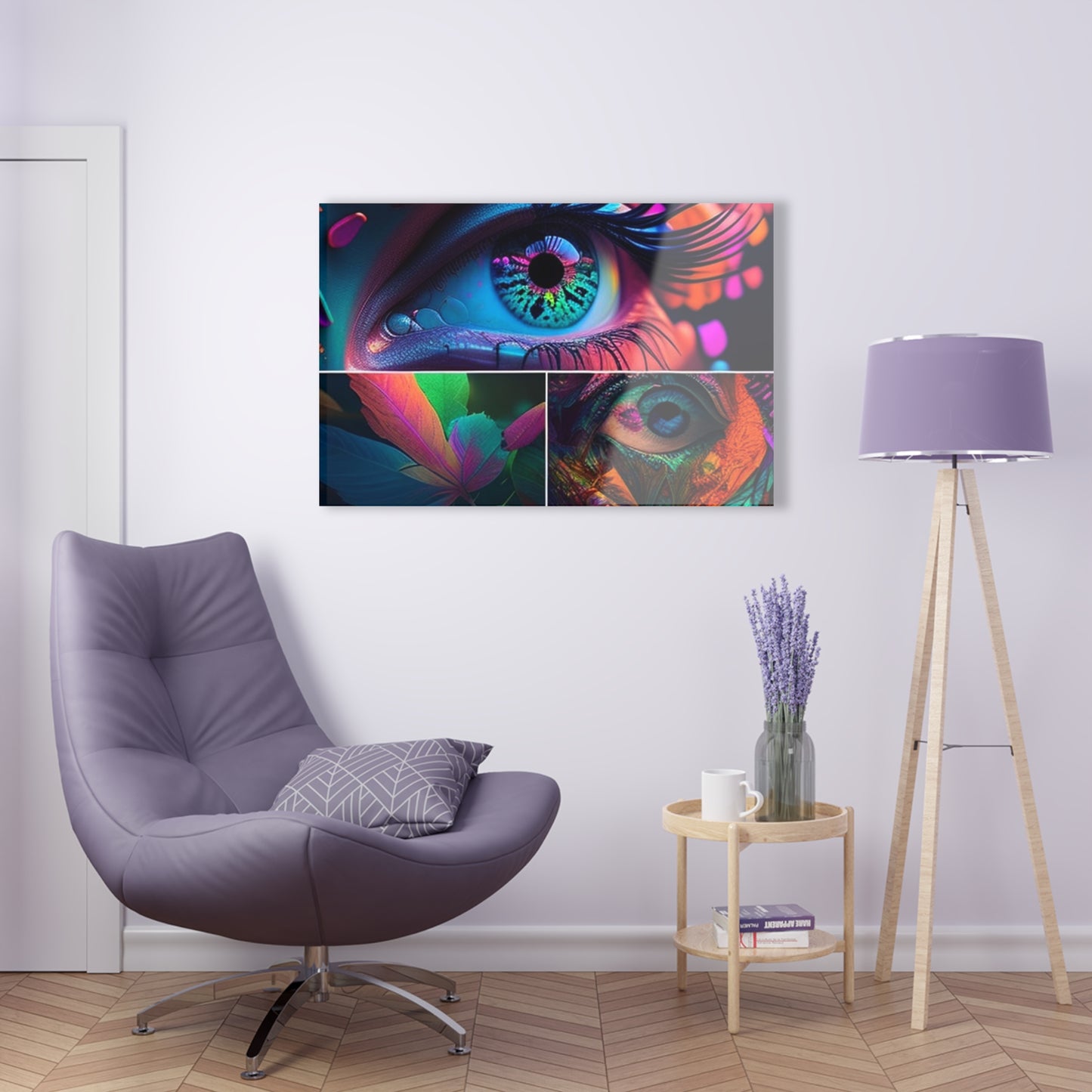 Acrylic Prints Neon Florescent Glow 3