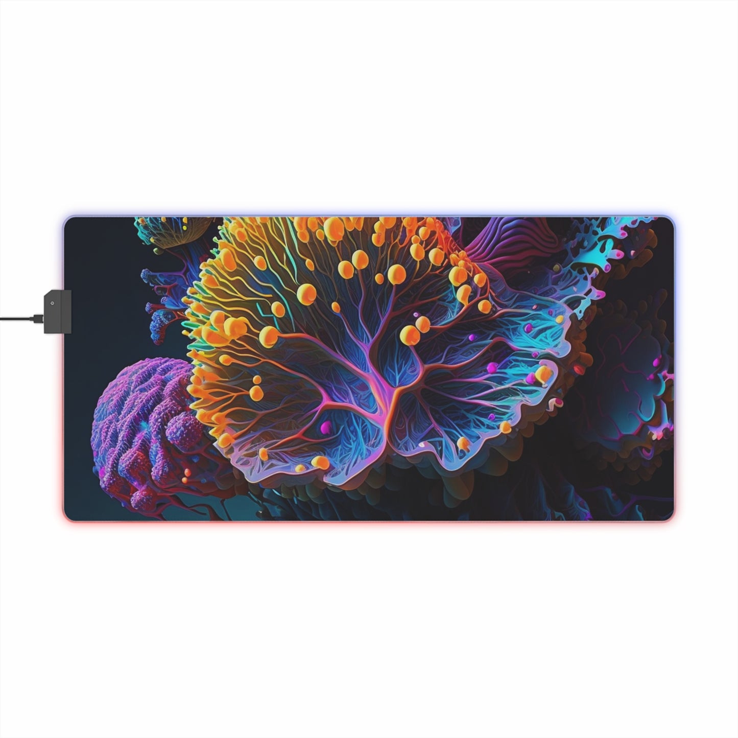 LED Gaming Mouse Pad Ocean Life Macro 1