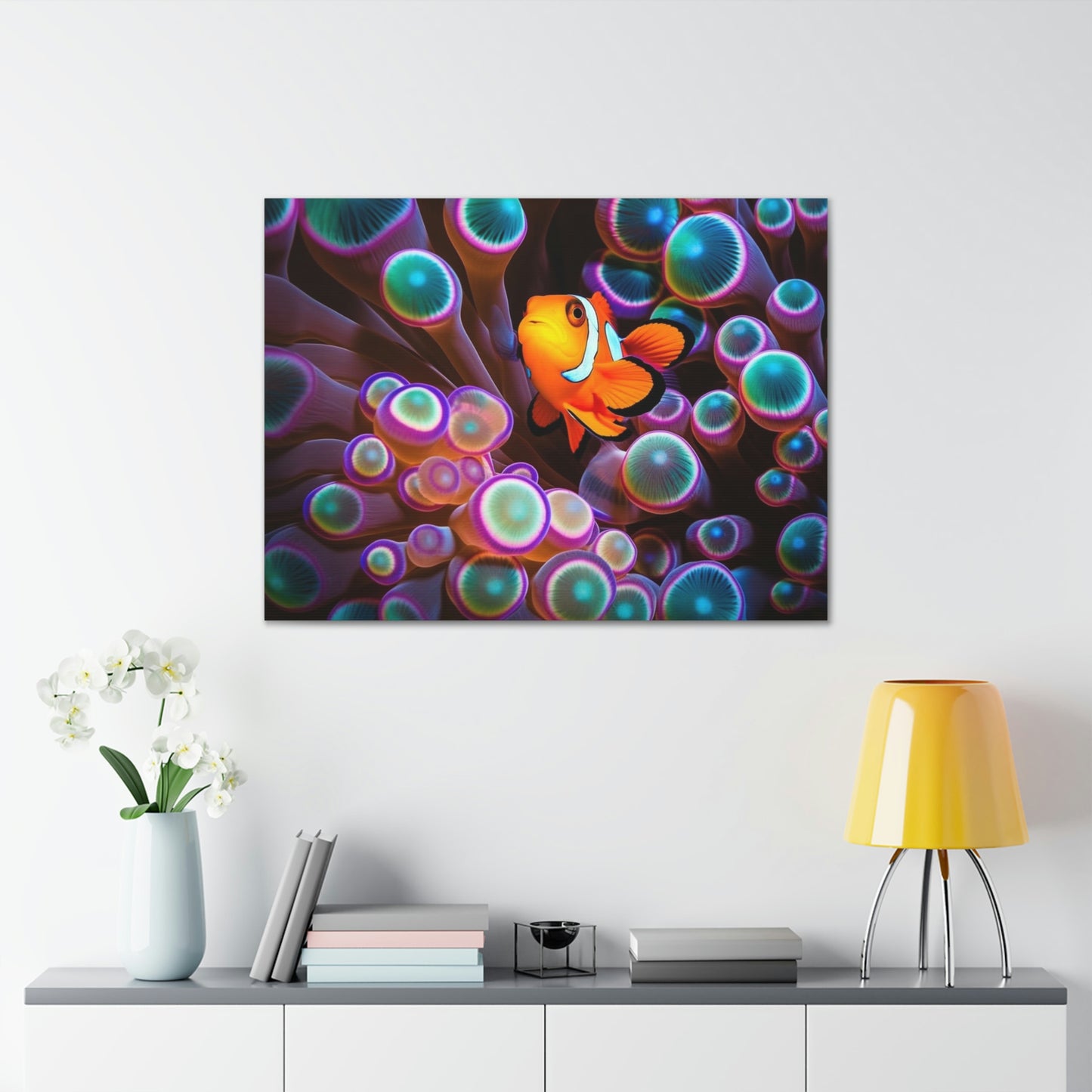 Canvas Gallery Wraps Ocean Anemone 3