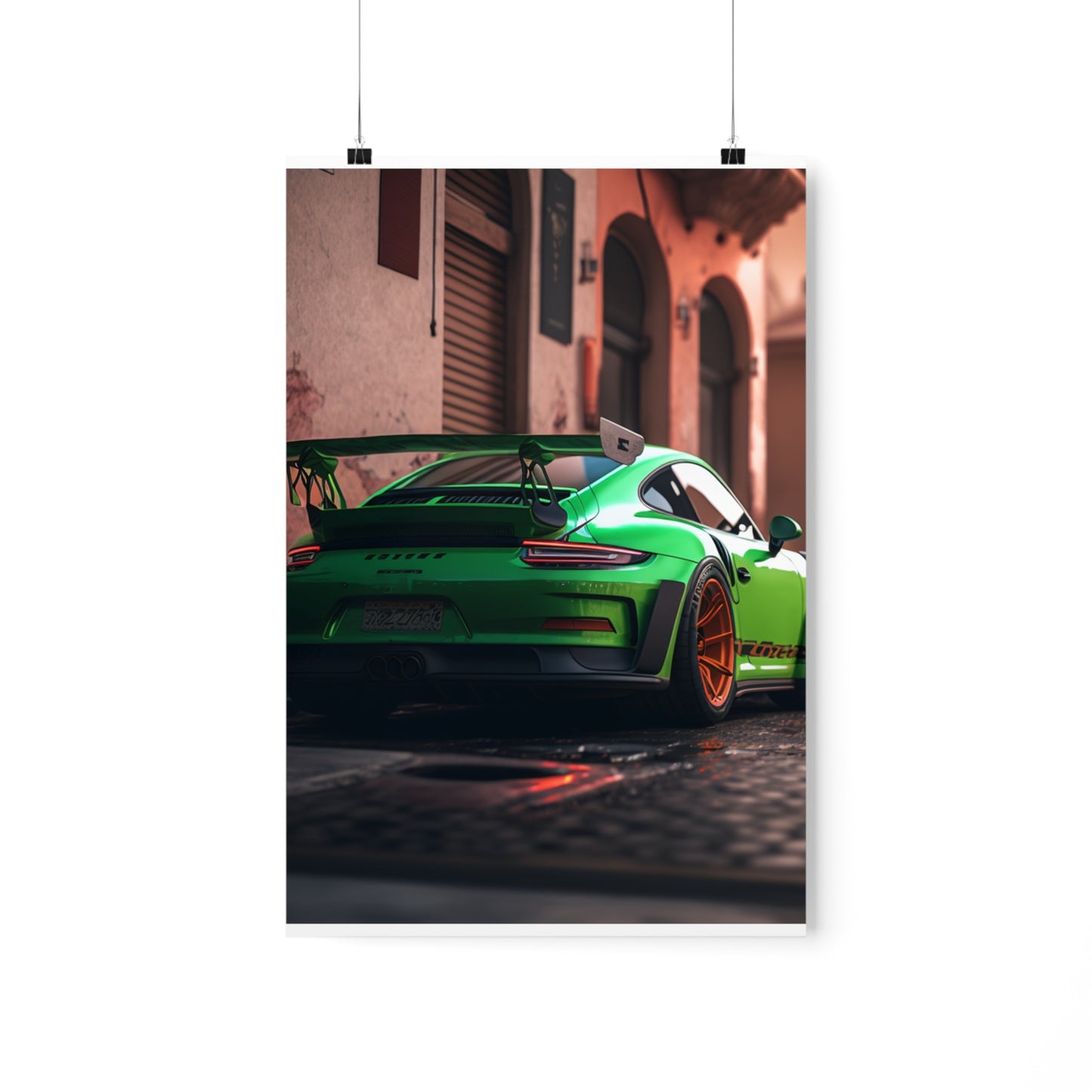 Premium Matte Vertical Posters porsche 911 gt3 1