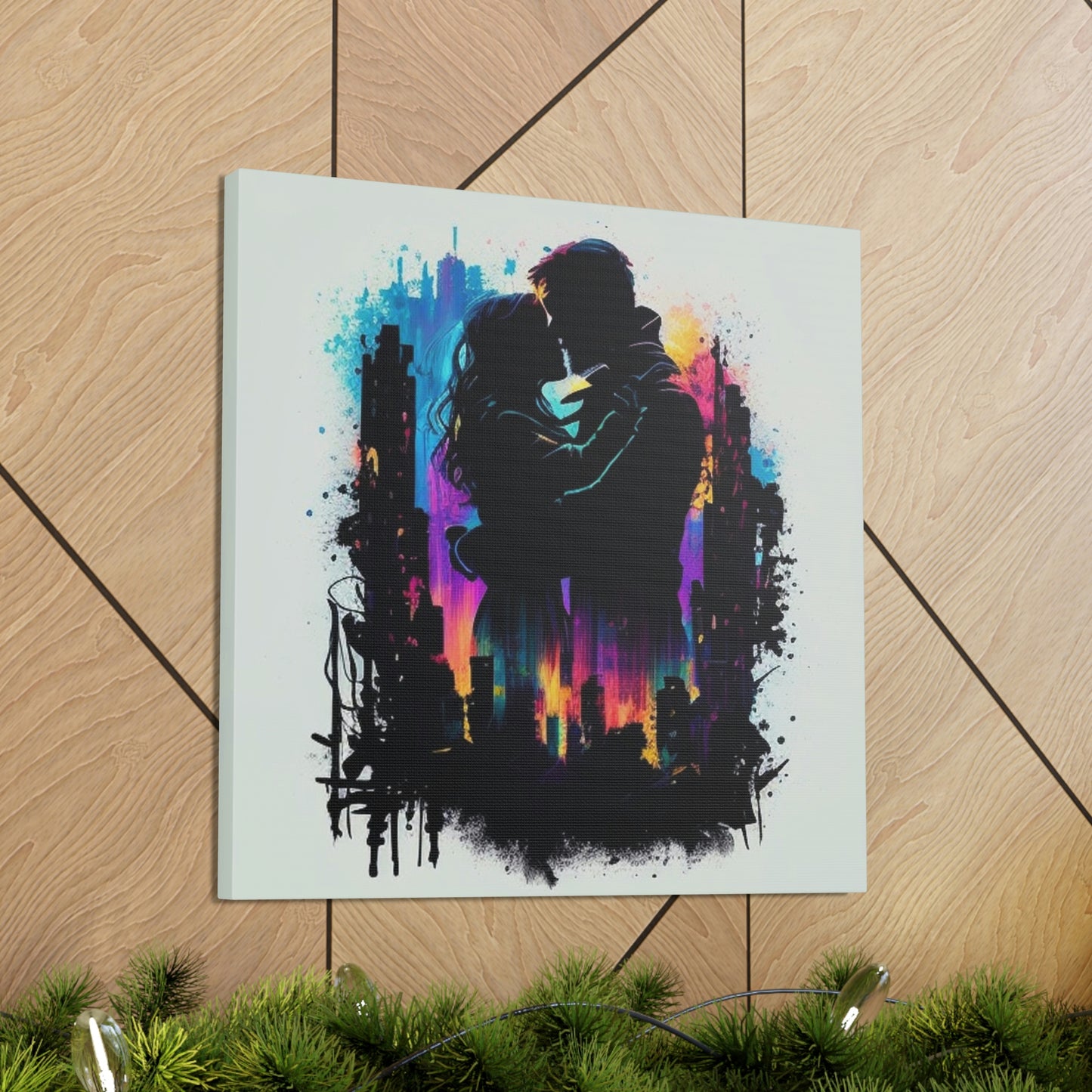 Canvas Gallery Wraps A Couples Embrace 1