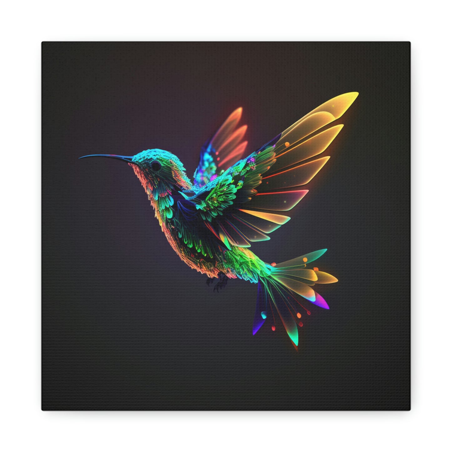 Hummingbird florescent glow