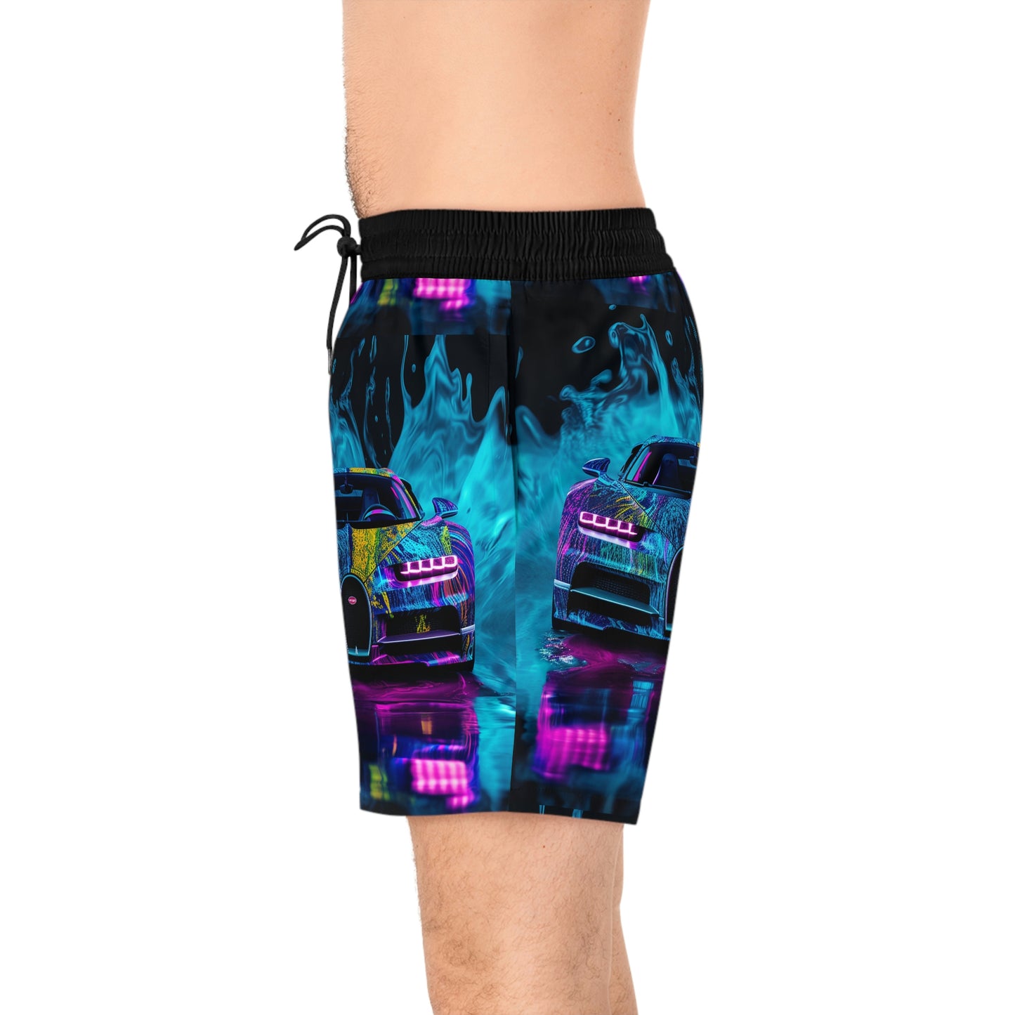 Men's Mid-Length Swim Shorts (AOP) Bugatti water 2