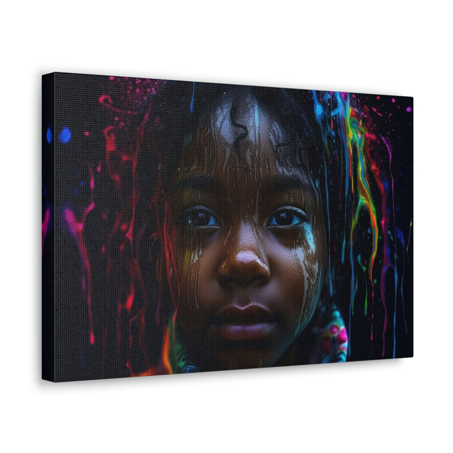 Canvas Gallery Wraps Kid Color Rain 4