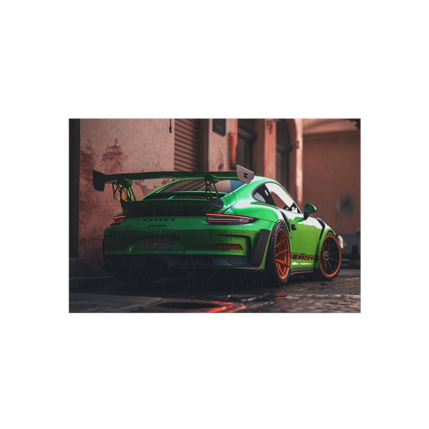 Outdoor Rug  porsche 911 gt3 1