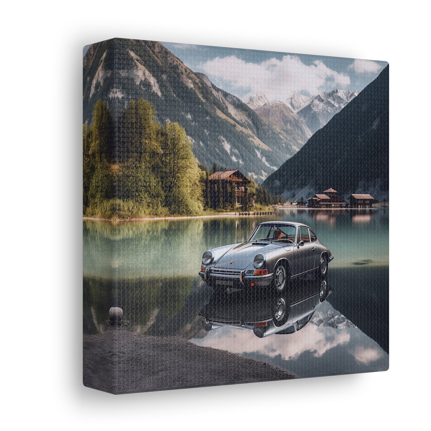 Canvas Gallery Wraps Porsche Lake 2