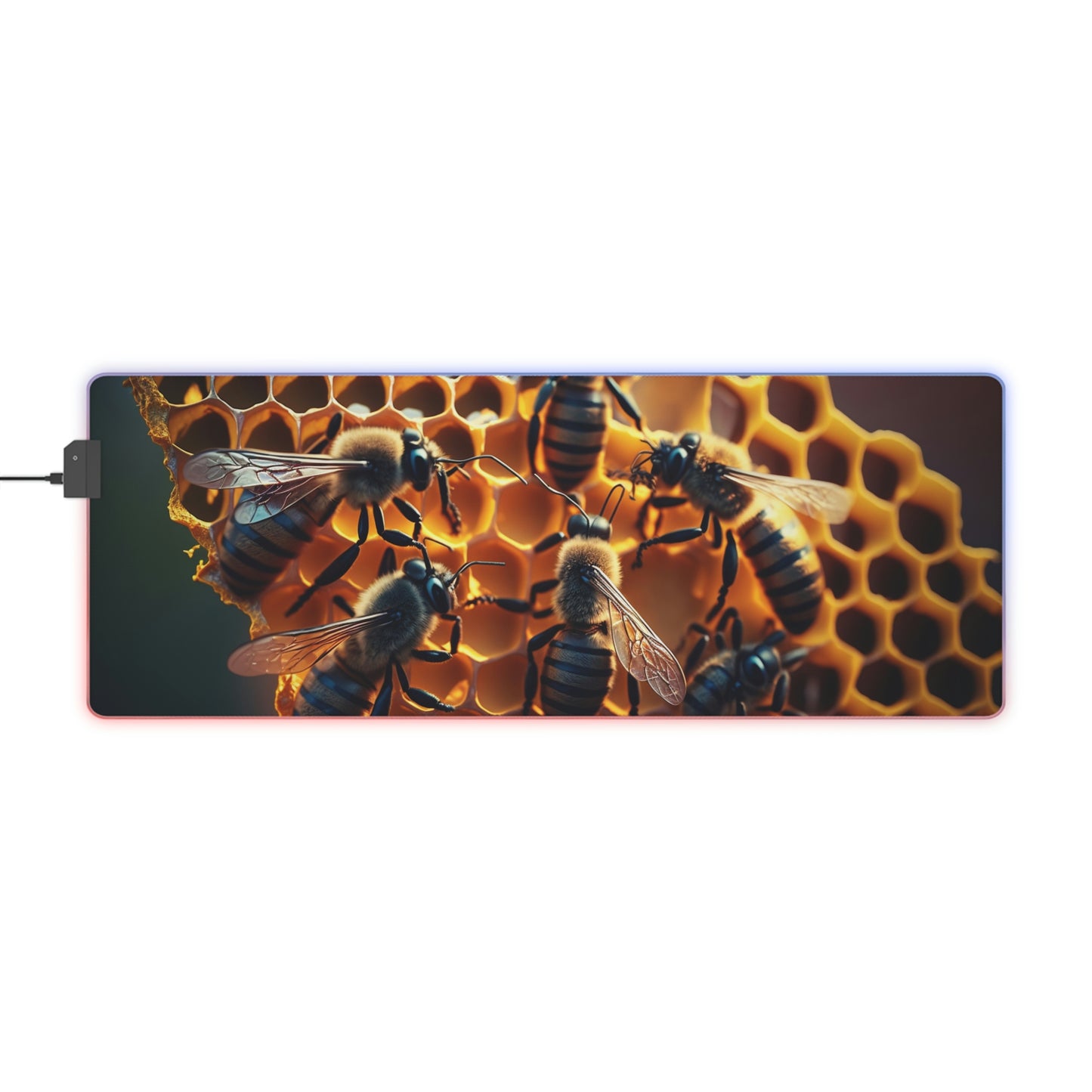 LED Gaming Mouse Pad macro bee 2