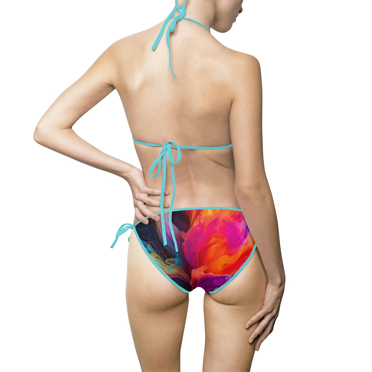 Women's Bikini Swimsuit (AOP) fusion color 1