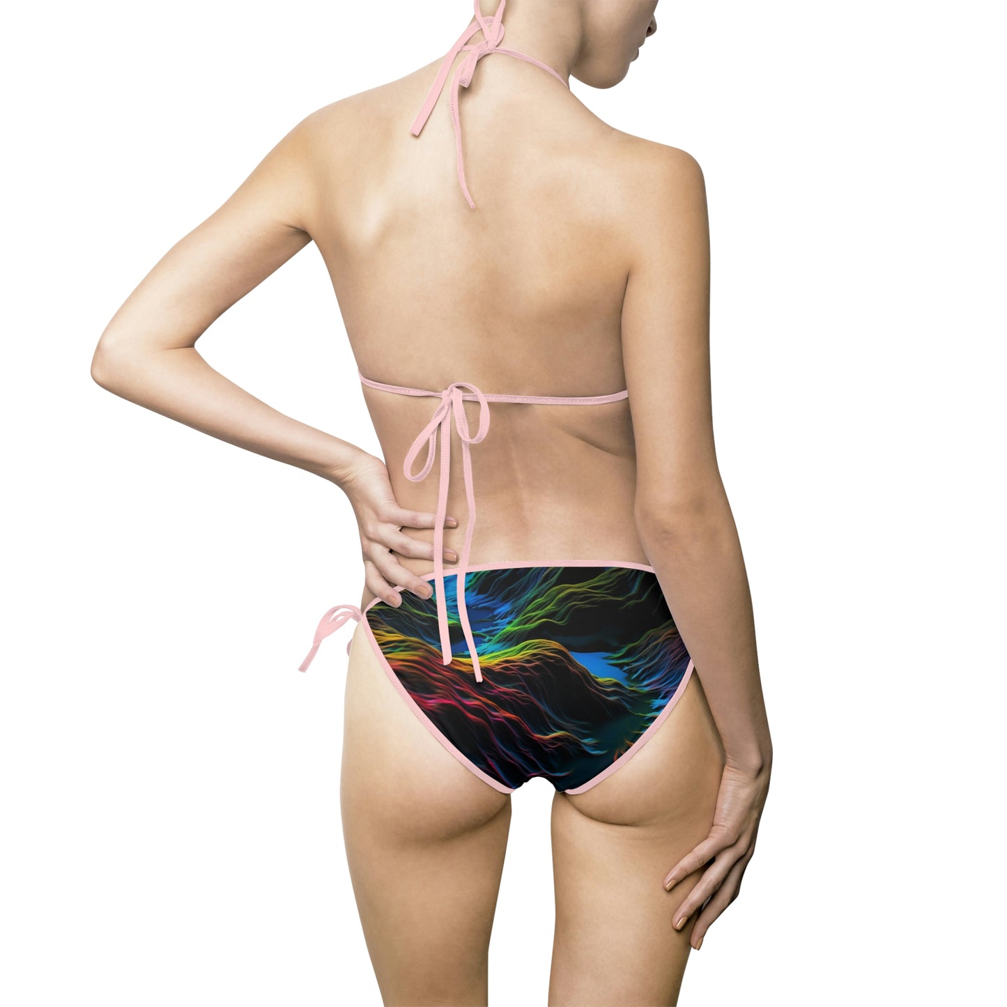 Women's Bikini Swimsuit (AOP) Color Wave 2