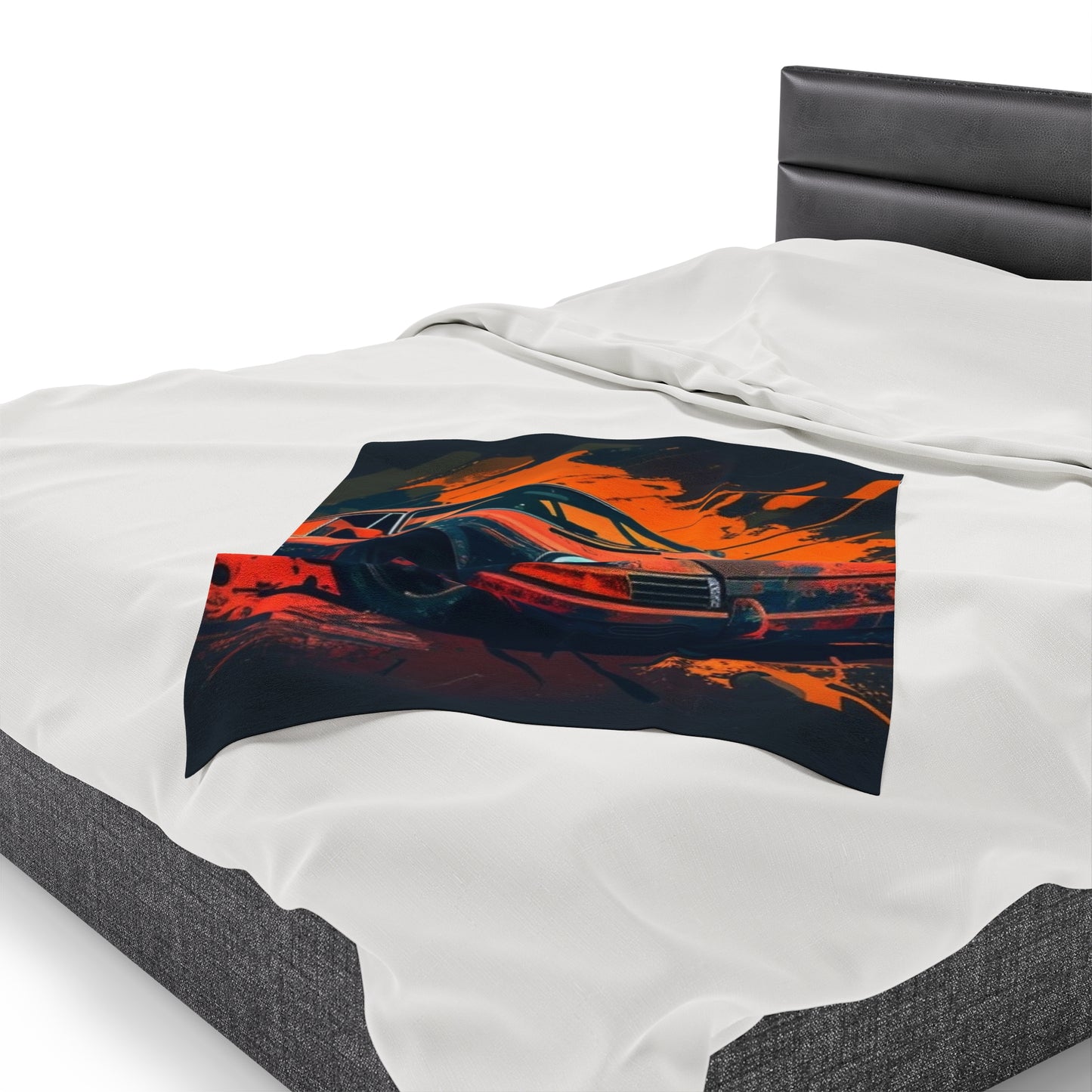 Velveteen Plush Blanket Porsche Abstract 3