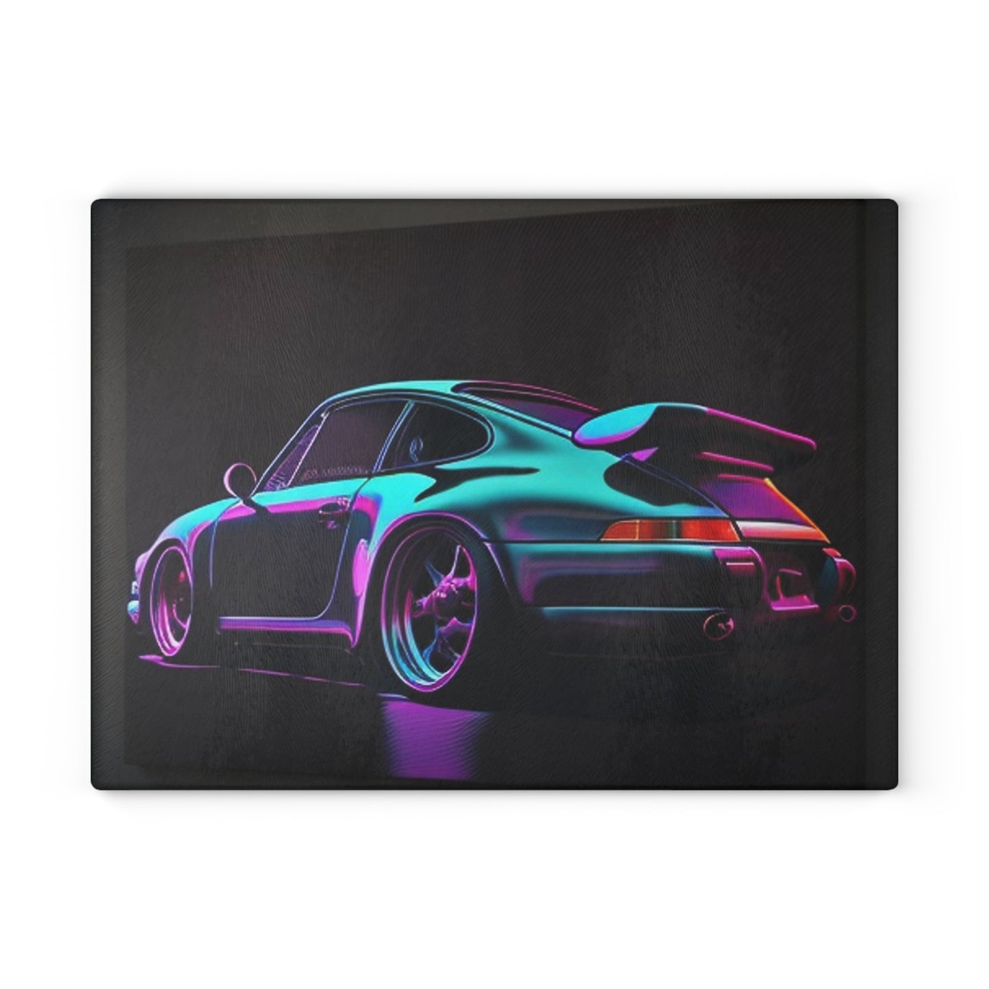 Glass Cutting Board Porsche Purple 2