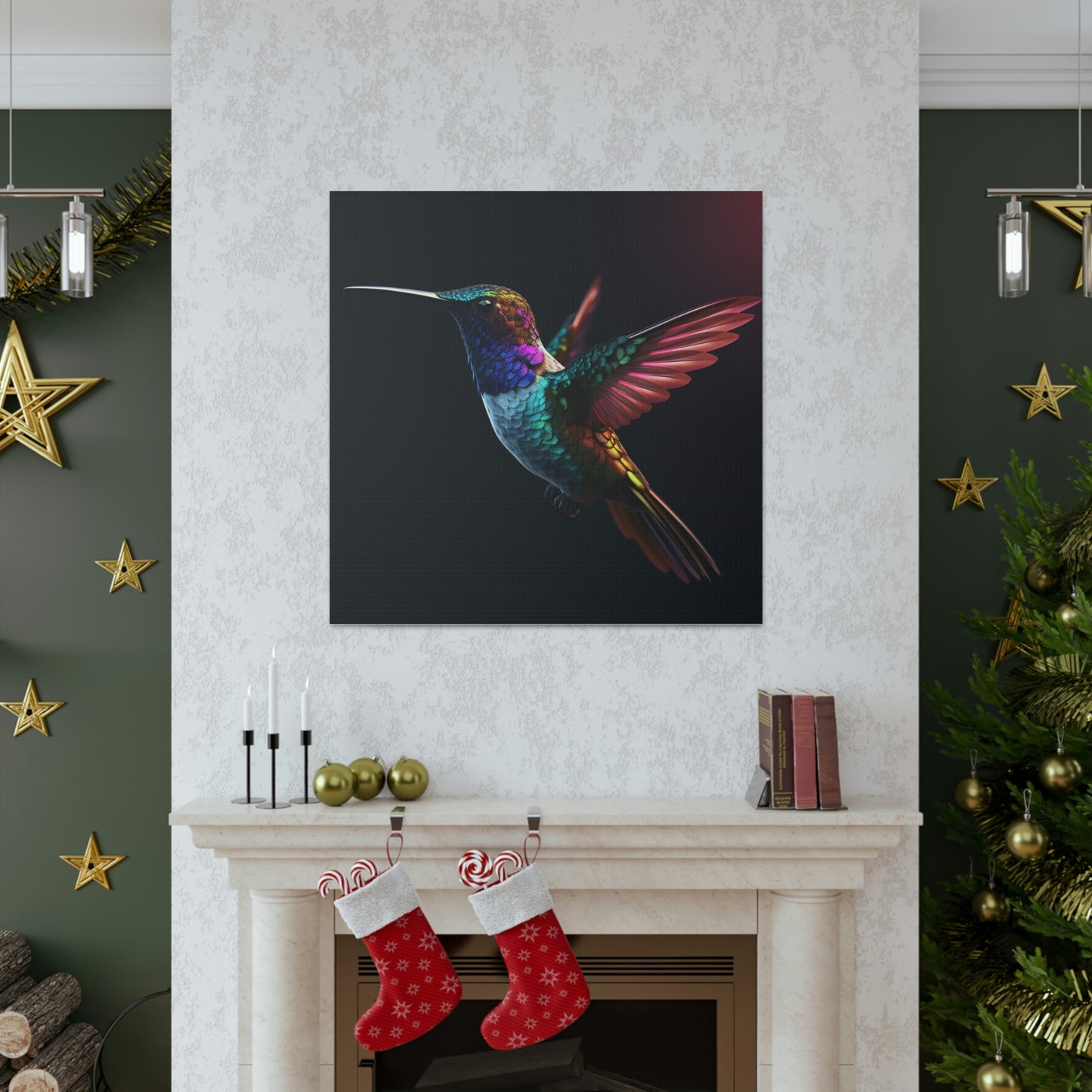 colorful hummingbird real look