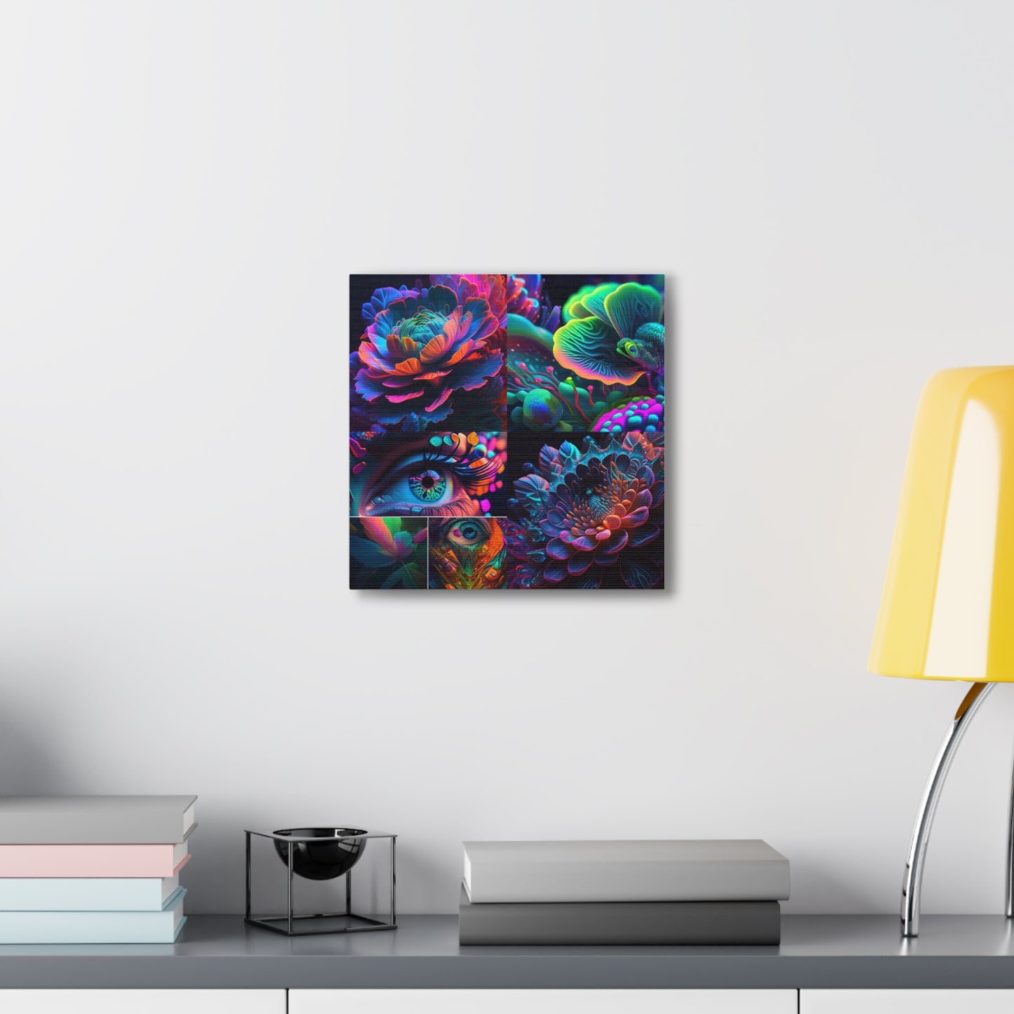 Canvas Gallery Wraps Neon Florescent Glow