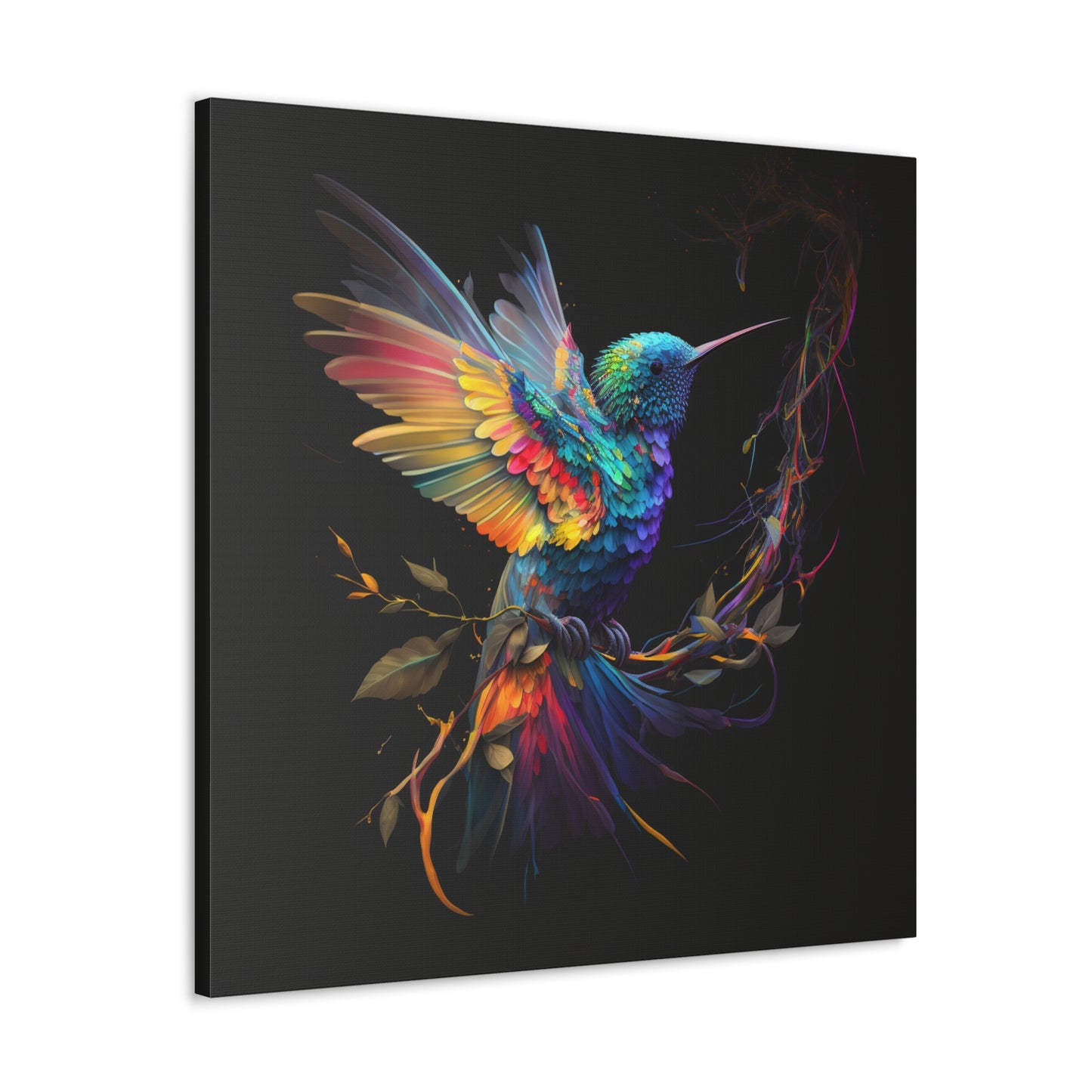 Colorful hummingbird flair