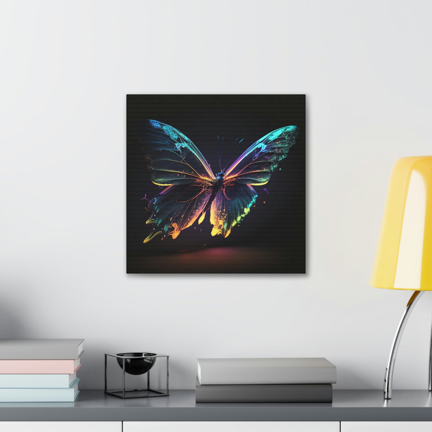 Butterfly glow neon