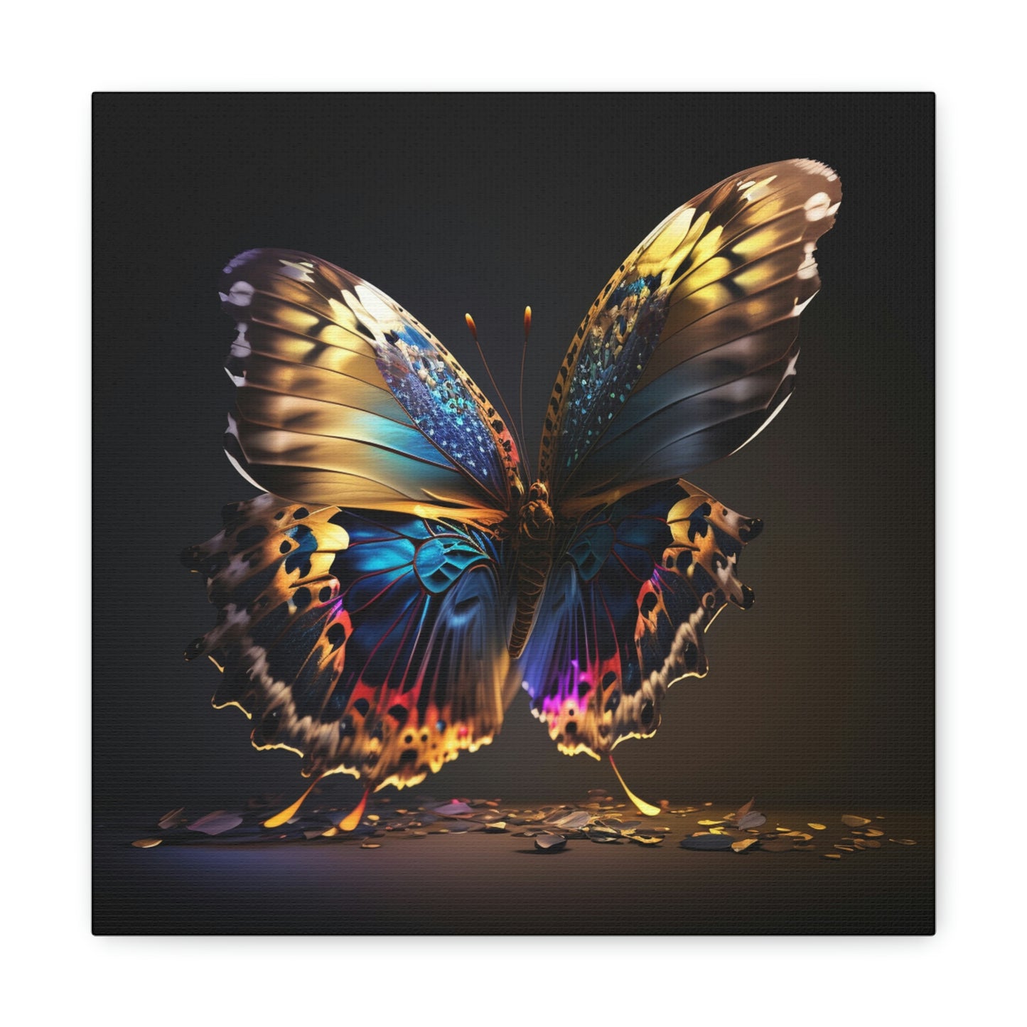 butterfly florescent glow