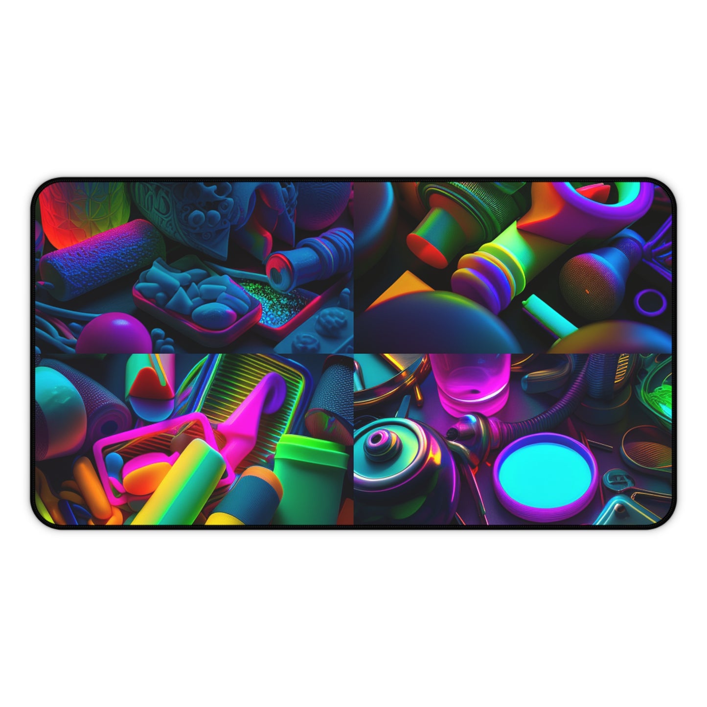 Desk Mat Neon Glow