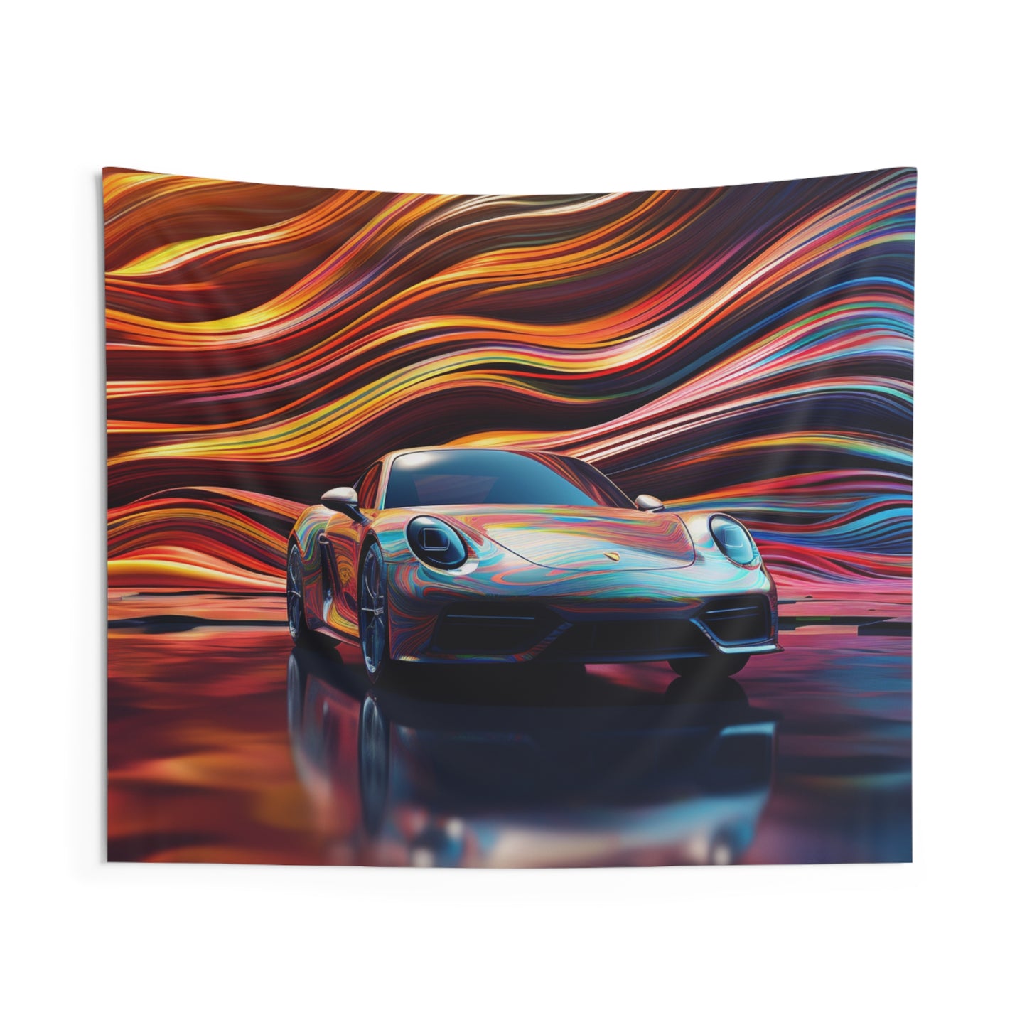 Indoor Wall Tapestries Porsche Water Fusion 1