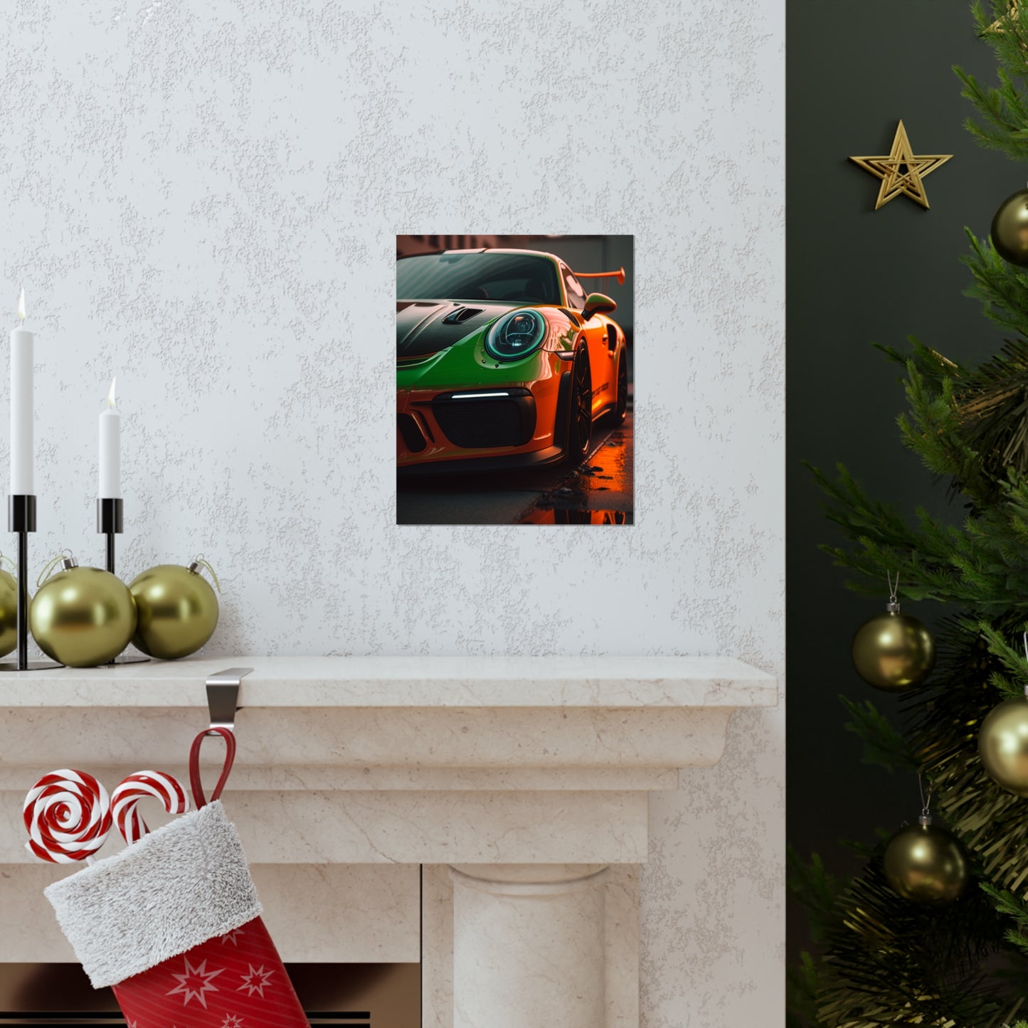 Premium Matte Vertical Posters porsche 911 gt3 2