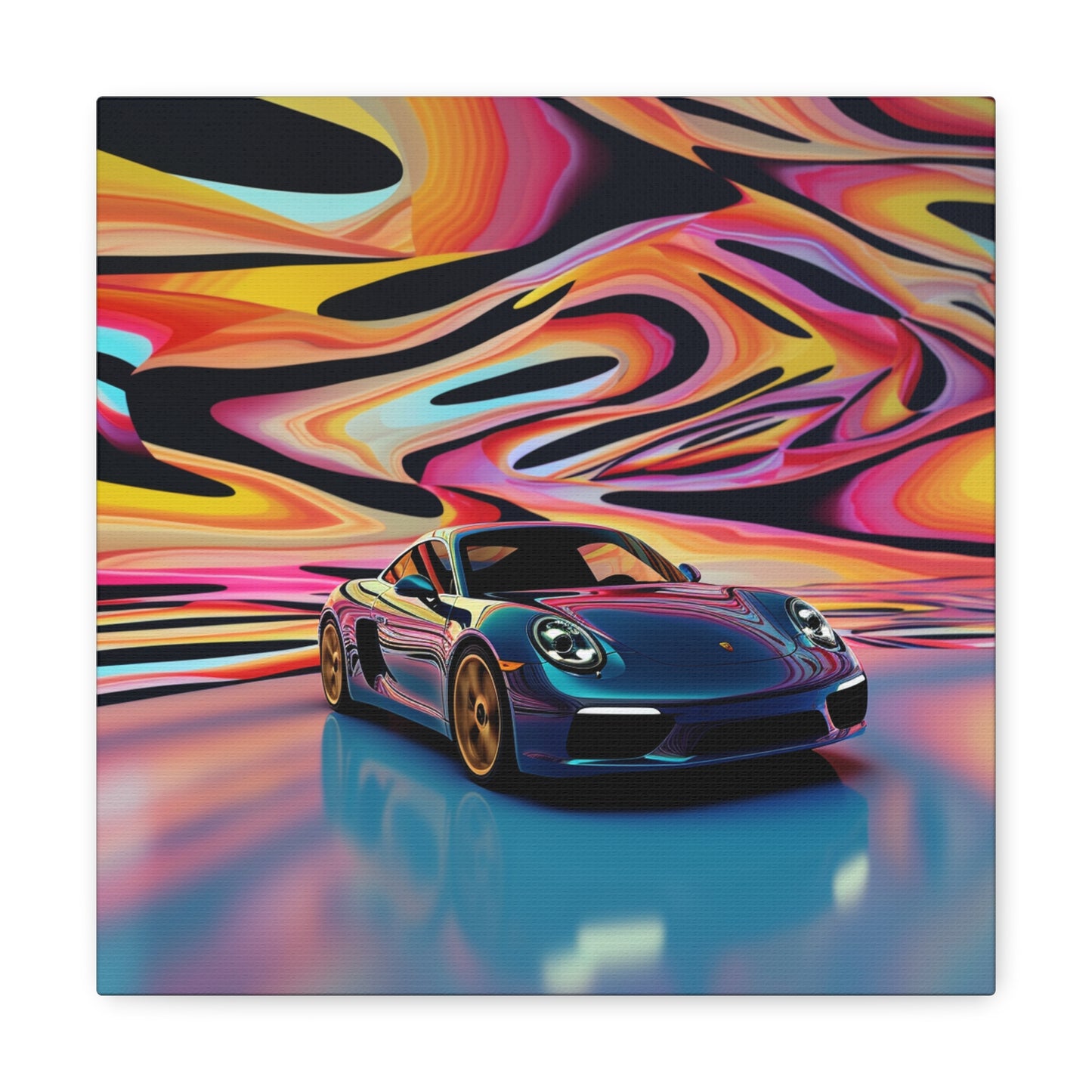 Canvas Gallery Wraps Porsche Water Fusion 2