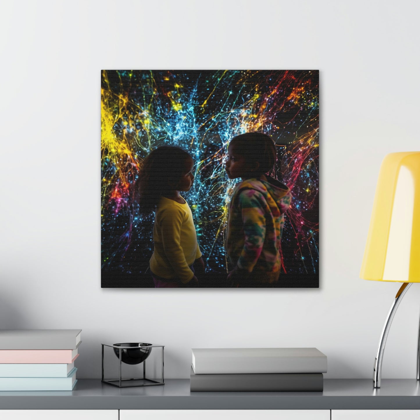 Canvas Gallery Wraps Kid Color Rain 2