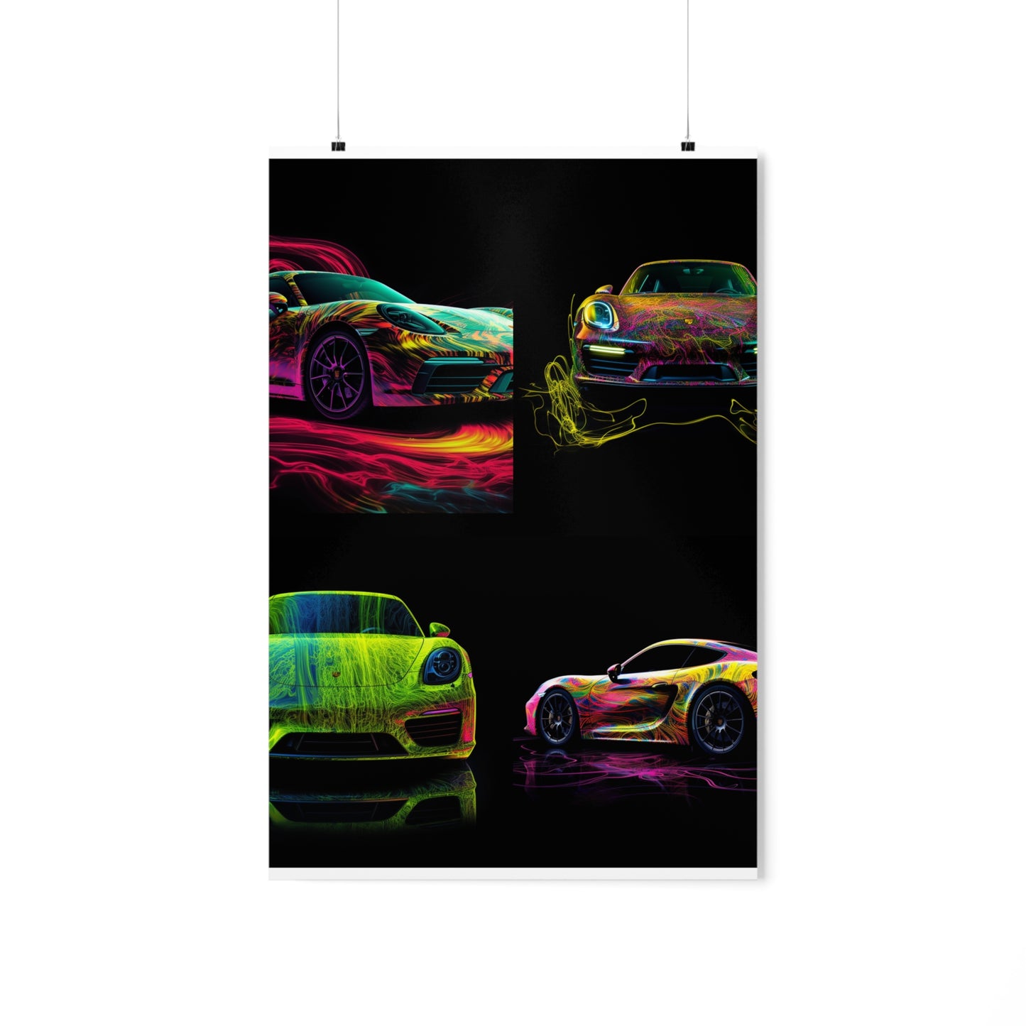 Premium Matte Vertical Posters Porsche Flair 5