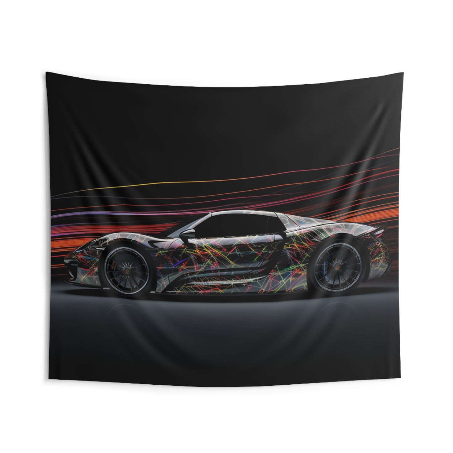 Indoor Wall Tapestries Porsche Line 4