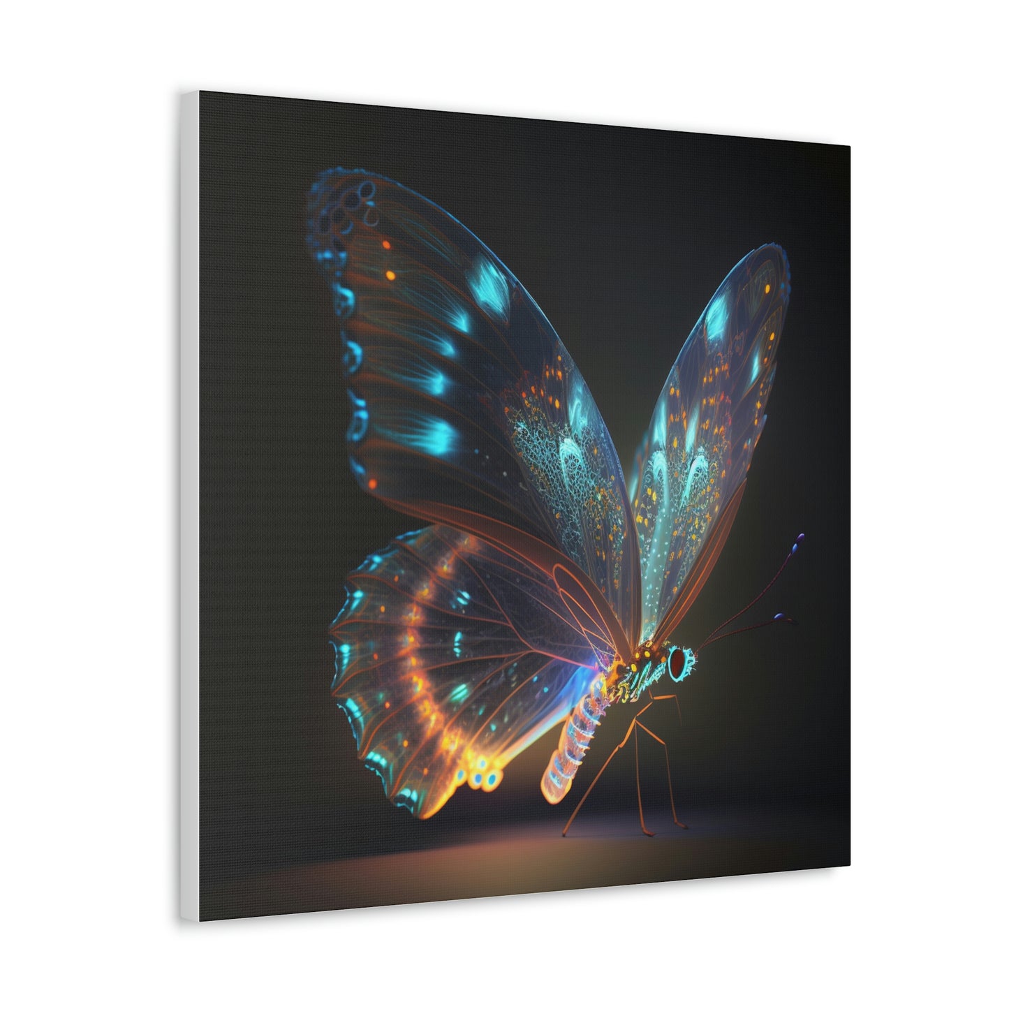 Butterfly neon glow