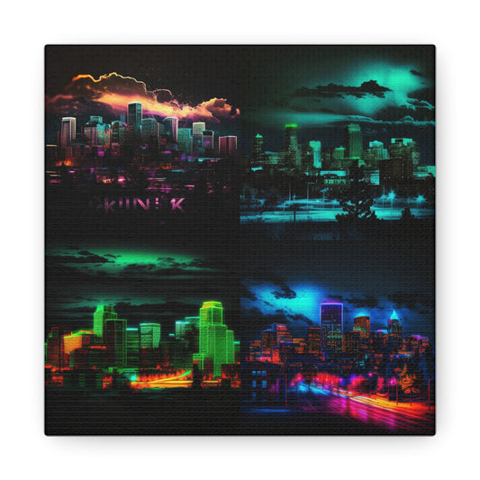 Canvas Gallery Wraps Neon Denver