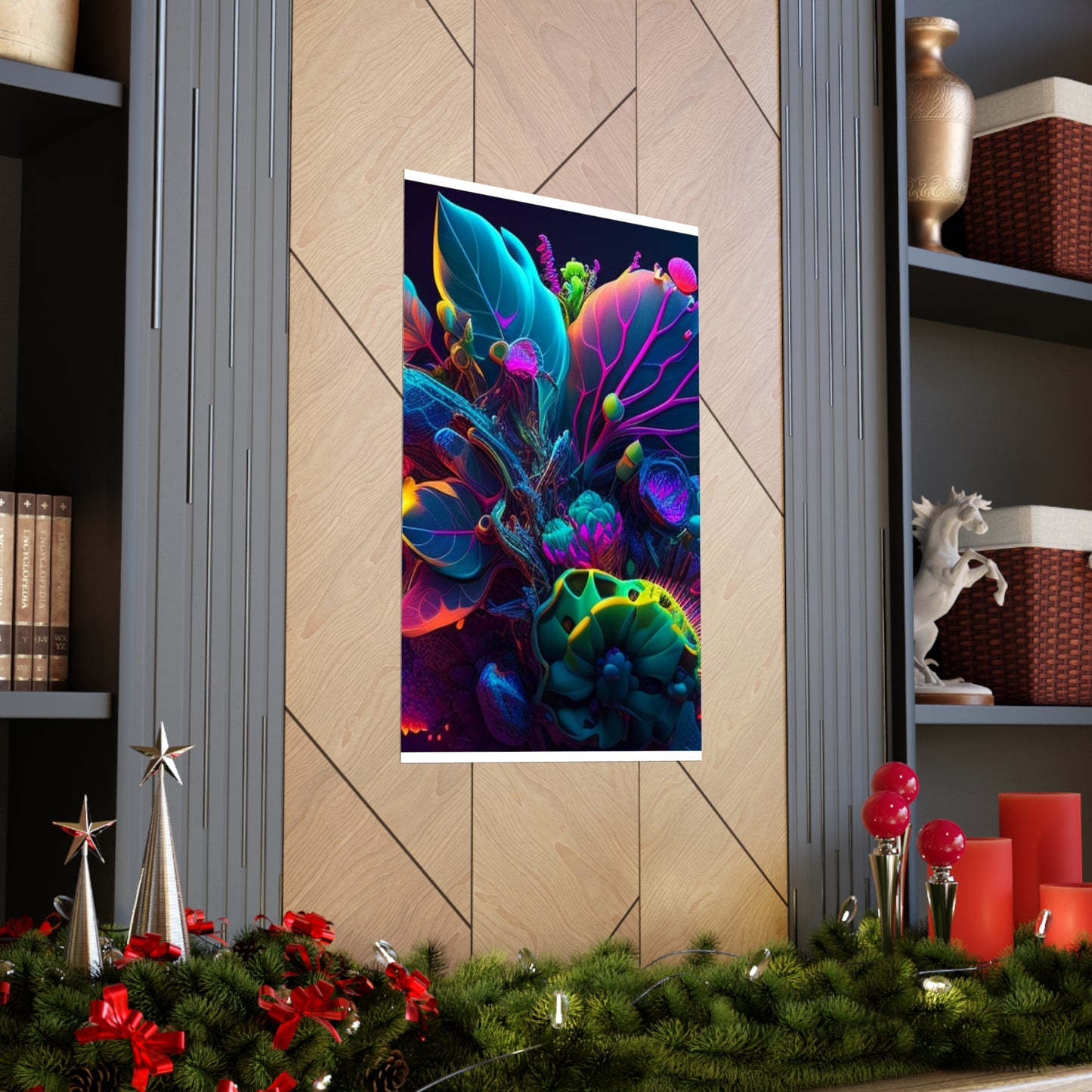 Premium Matte Vertical Posters Macro Coral Reef 3