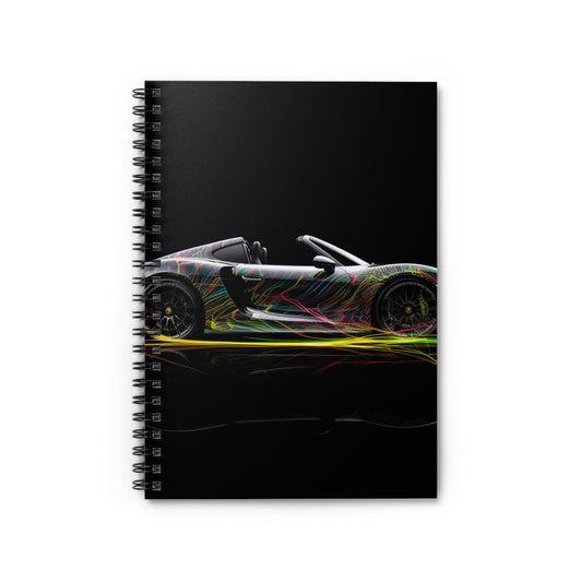 Spiral Notebook - Ruled Line Porsche Line 1