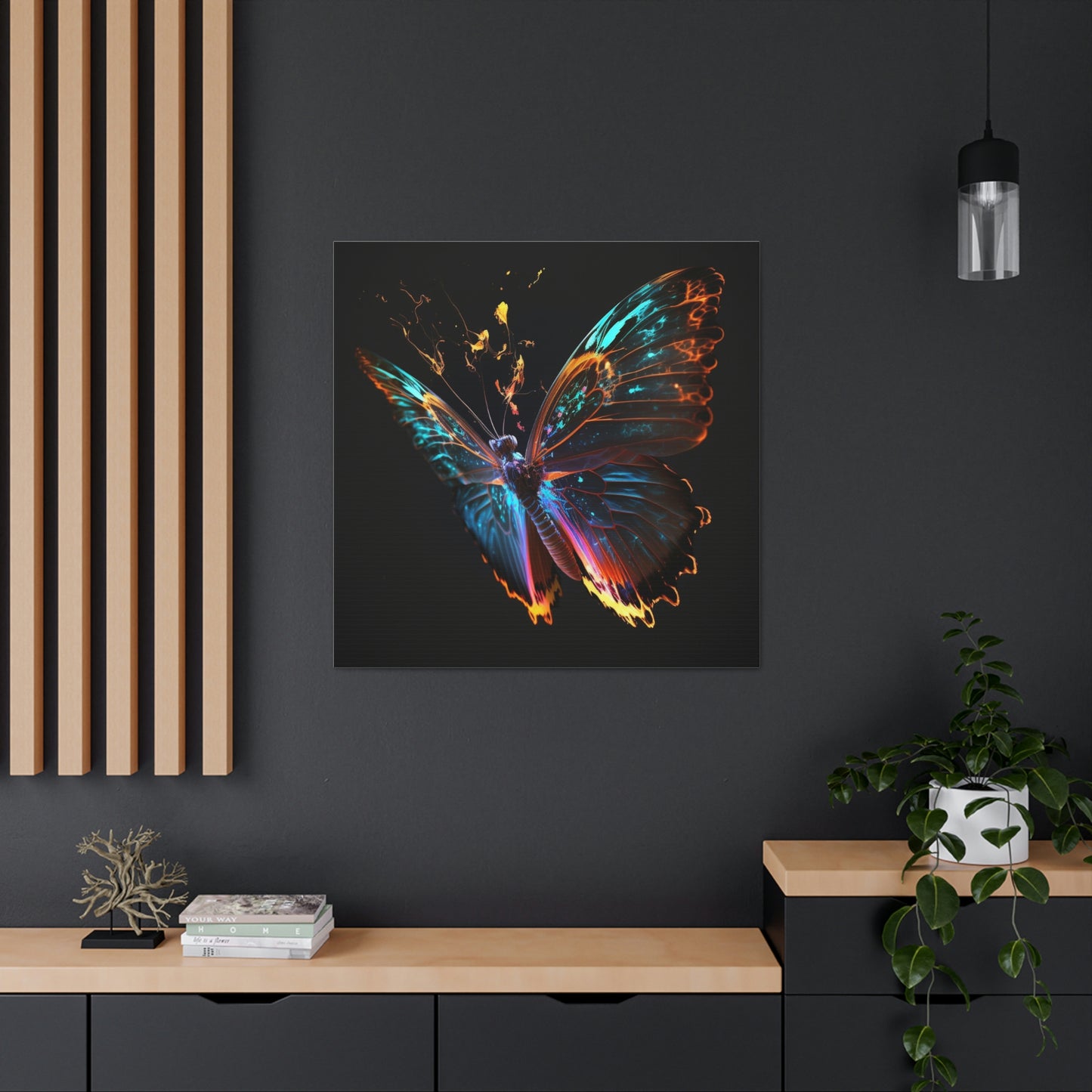 Butterfly glow neon