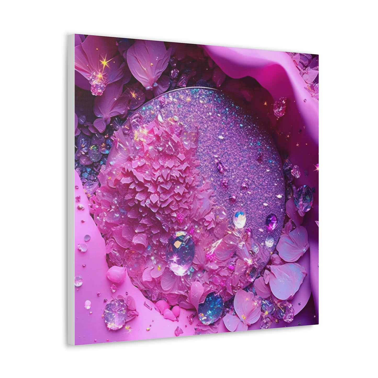 Pink Dimond Power rose abstract