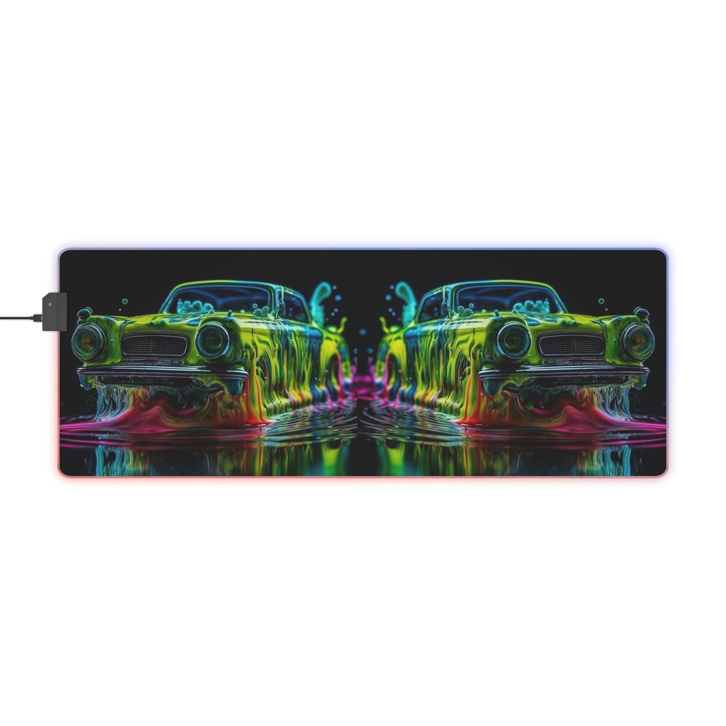 LED Gaming Mouse Pad Hotrod Water 3