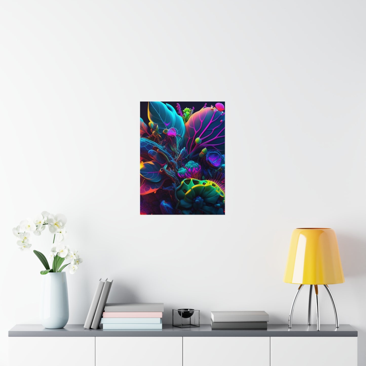 Premium Matte Vertical Posters Macro Coral Reef 3