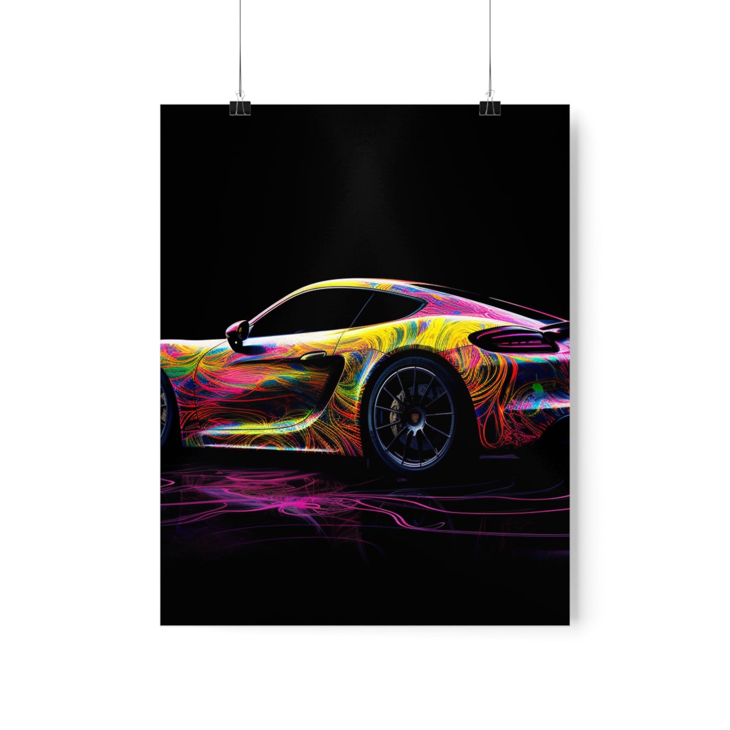 Premium Matte Vertical Posters Porsche Flair 4