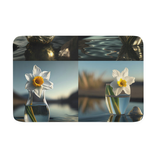 Memory Foam Bath Mat Daffodil 4 pack