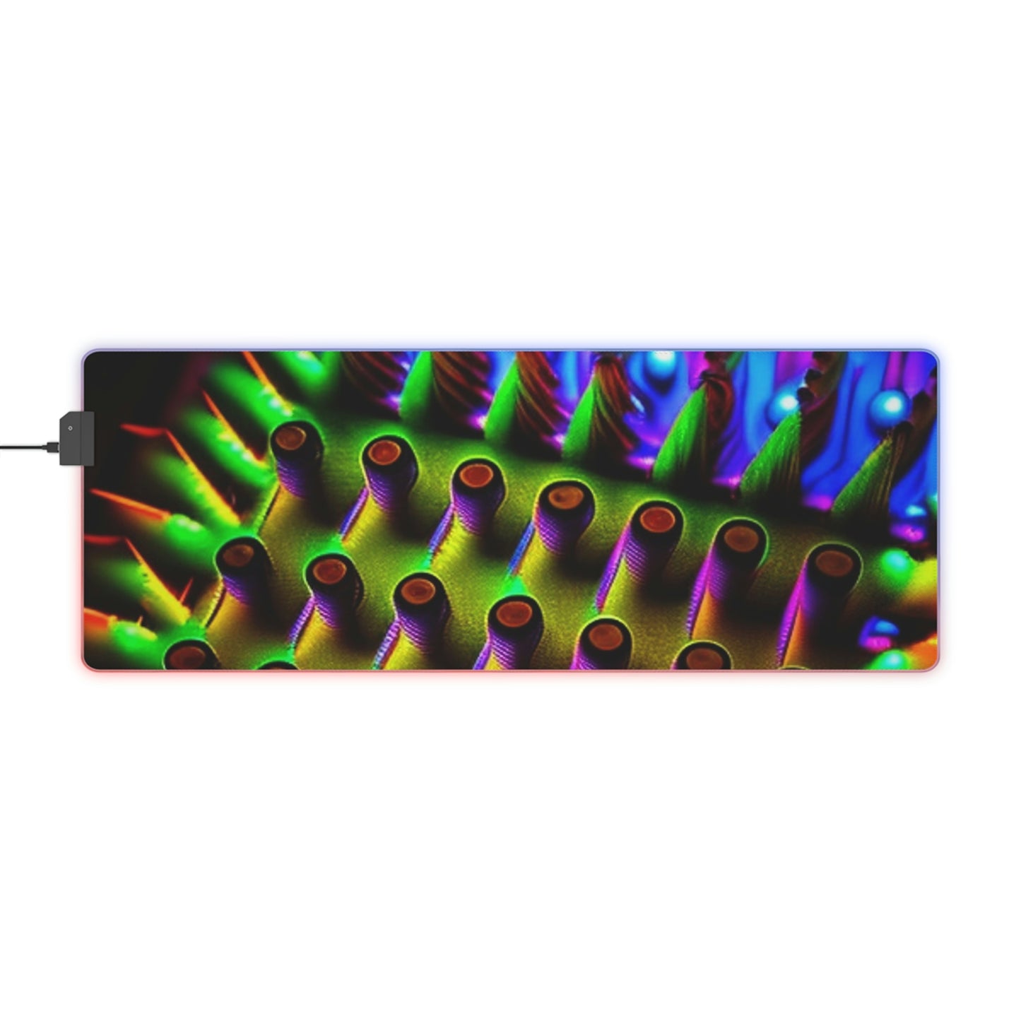 LED Gaming Mouse Pad Neon Square 1
